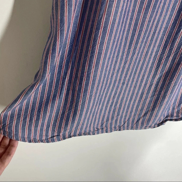 Urban Outfitters BDG Striped Mini Spaghetti Strap Slip Dress Size Medium - Picture 8 of 10